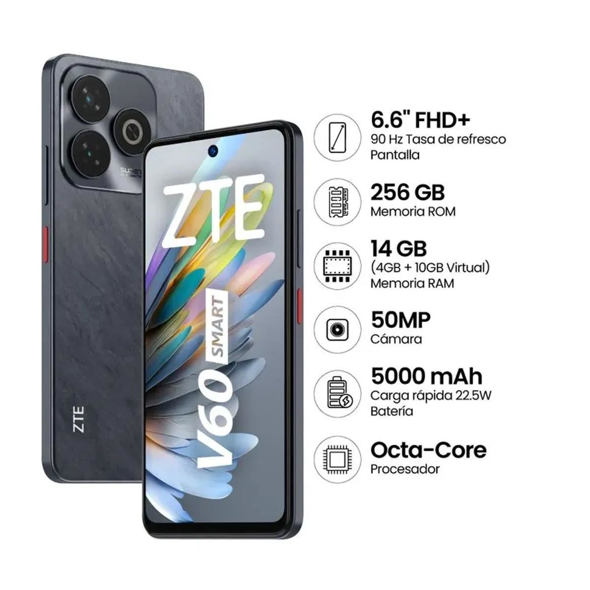 ZTE V60 SMART 4/256GB Negro