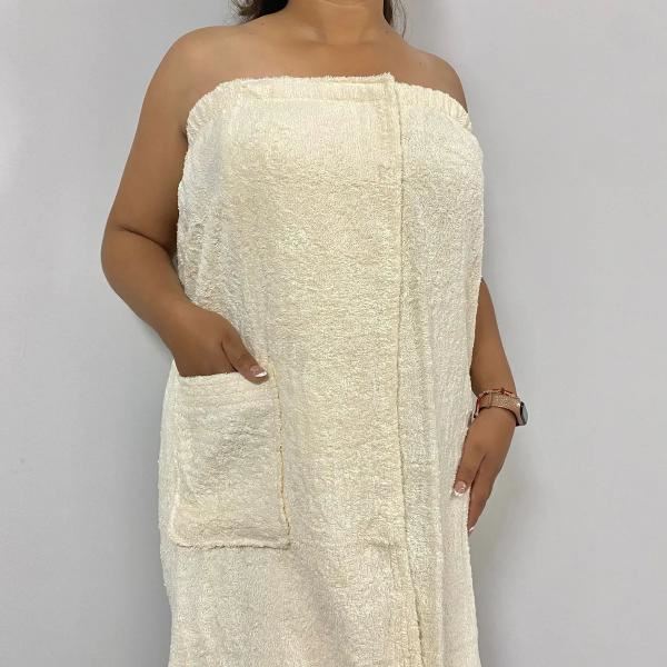 Salida de baño medio cuerpo - Crema