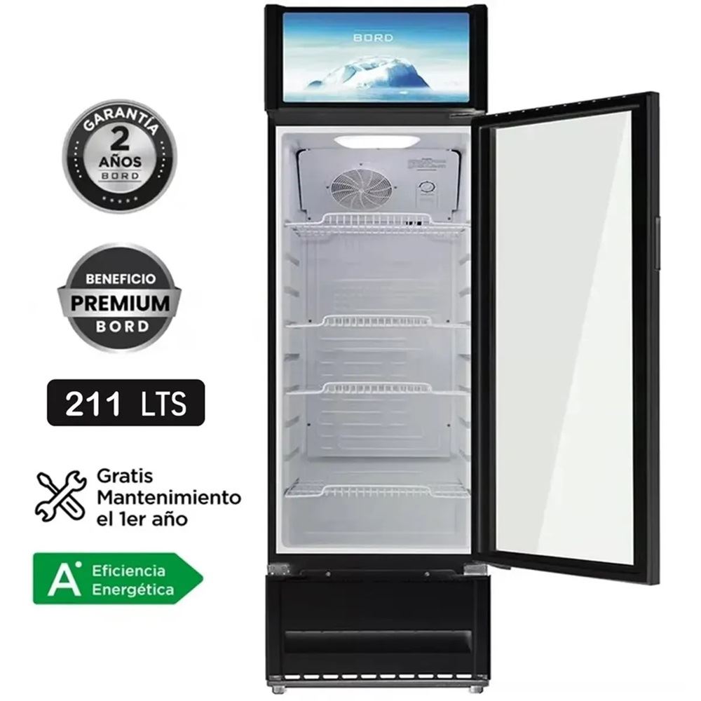 VITRINA EXHIBIDORA BORD VERTICAL 211LT EX211-M