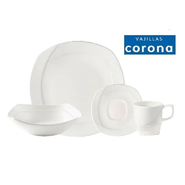 Juego de Vajilla Luciana 16 Piezas Corona