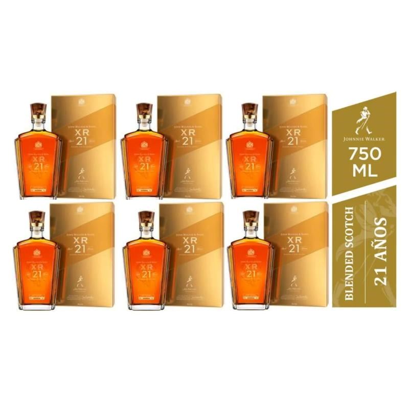 Whisky JOHNNIE WALKER XR 21 años 750ml - 6 UND