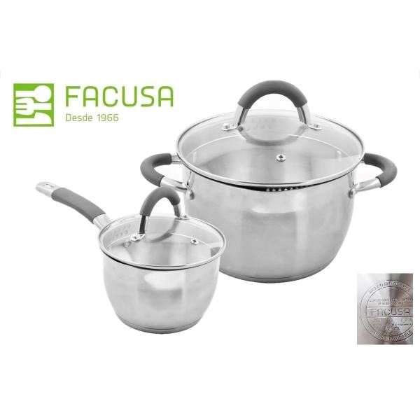 Set de Ollas  Facusa  acero inoxidable