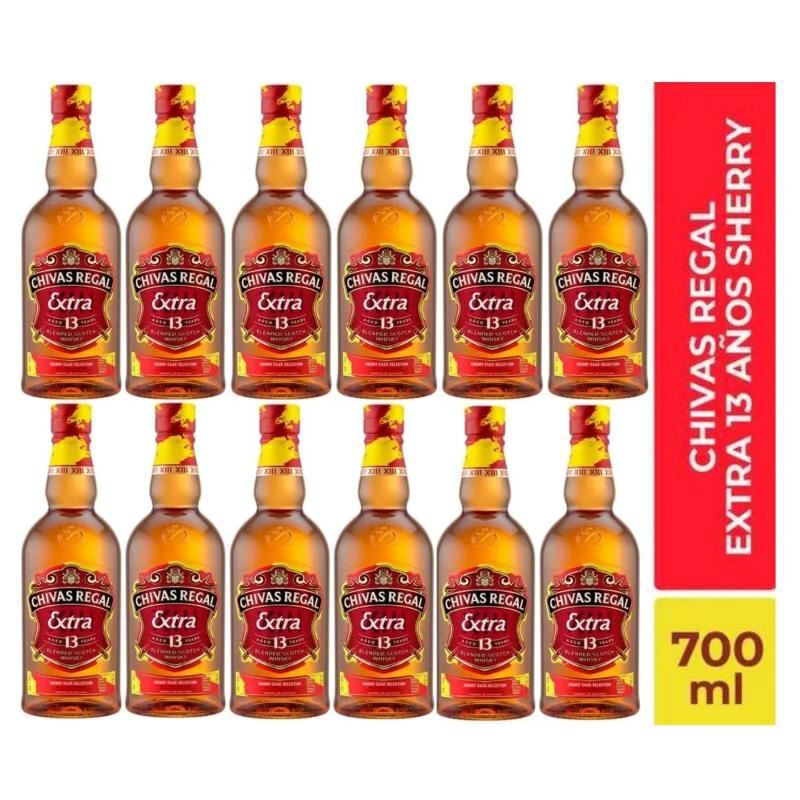 Whisky Chivas Regal 13 años 700ml - 12 und