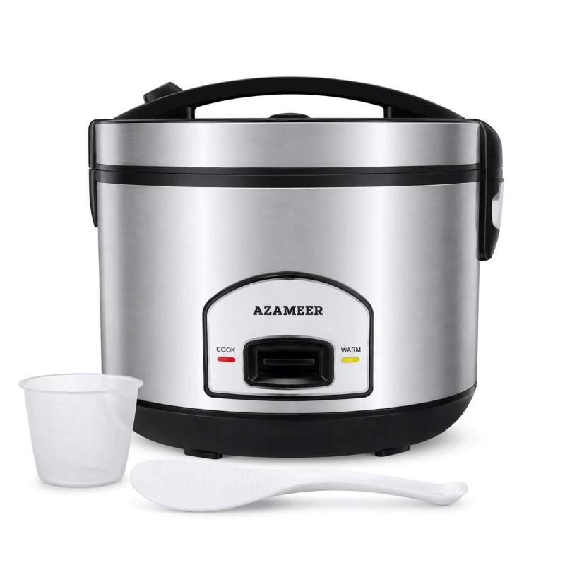 Olla Arrocera Eléctrica Azameer 2.2L 900W Acero Inoxidable