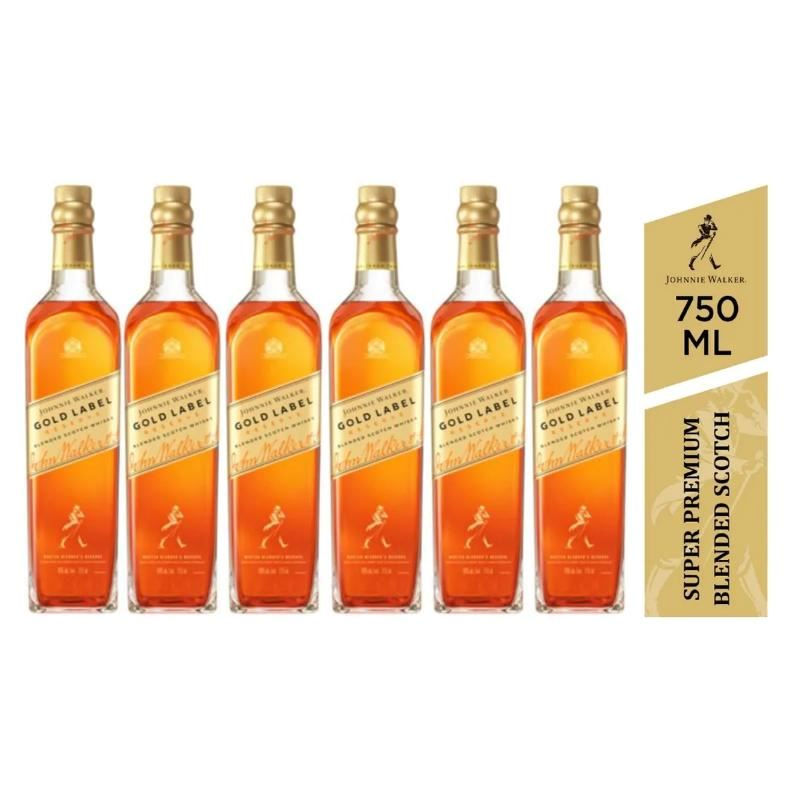 Whisky Johnnie Walker Gold Label Reserve 750ml - 6 UND