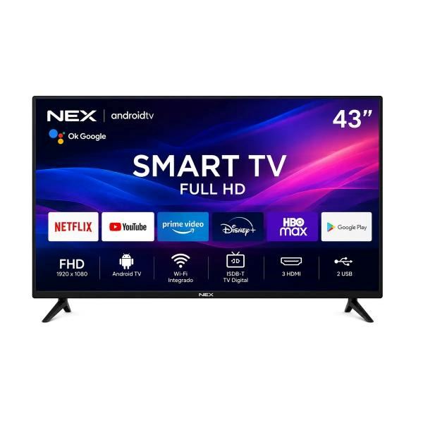 Smart TV NEX 43 LED Full HD Android TV