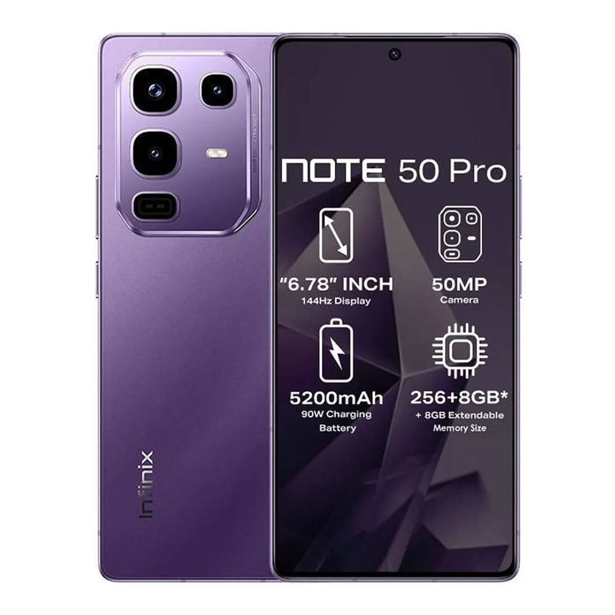 INFINIX NOTE 50 PRO 4G 256+8GB PURPLE
