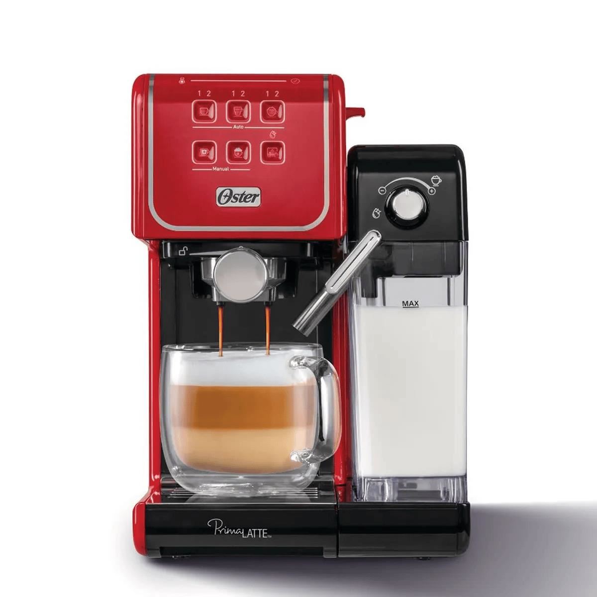 Cafetera Oster PrimaLatte Touch BVSTEM6801R Rojo