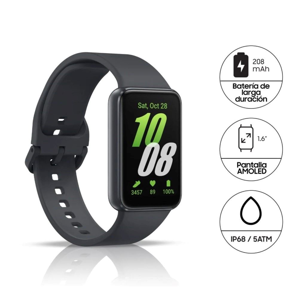 Smartwatch Galaxy Fit3 - Negro