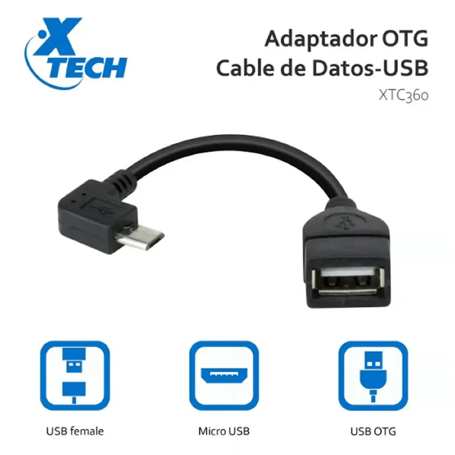 XT CBL OTG MICRO USB TO USB 1 XTC-360