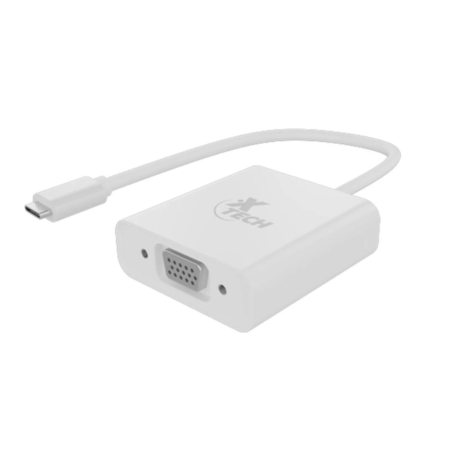 Xtech Adaptador de Pantalla USB-C a VGA hembra 1080p - XTC-551