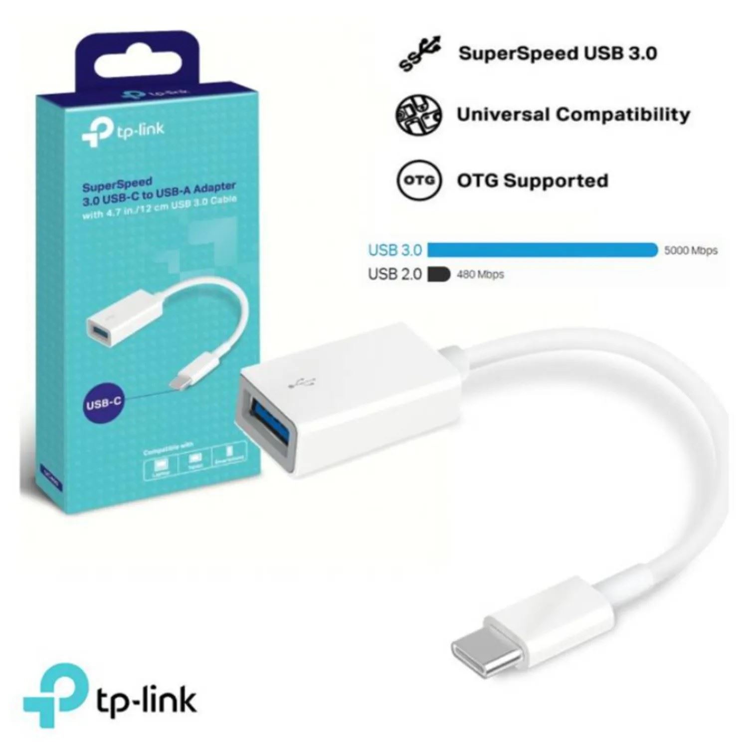 TP-Link UC400 / Adaptador OTG USB-C 3.0 a USB-A X