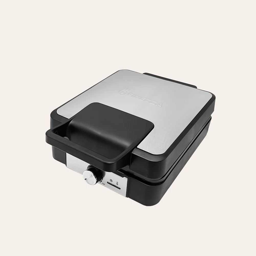 Waflera para 4 Finezza FZ-812WF Antiadherente Negro