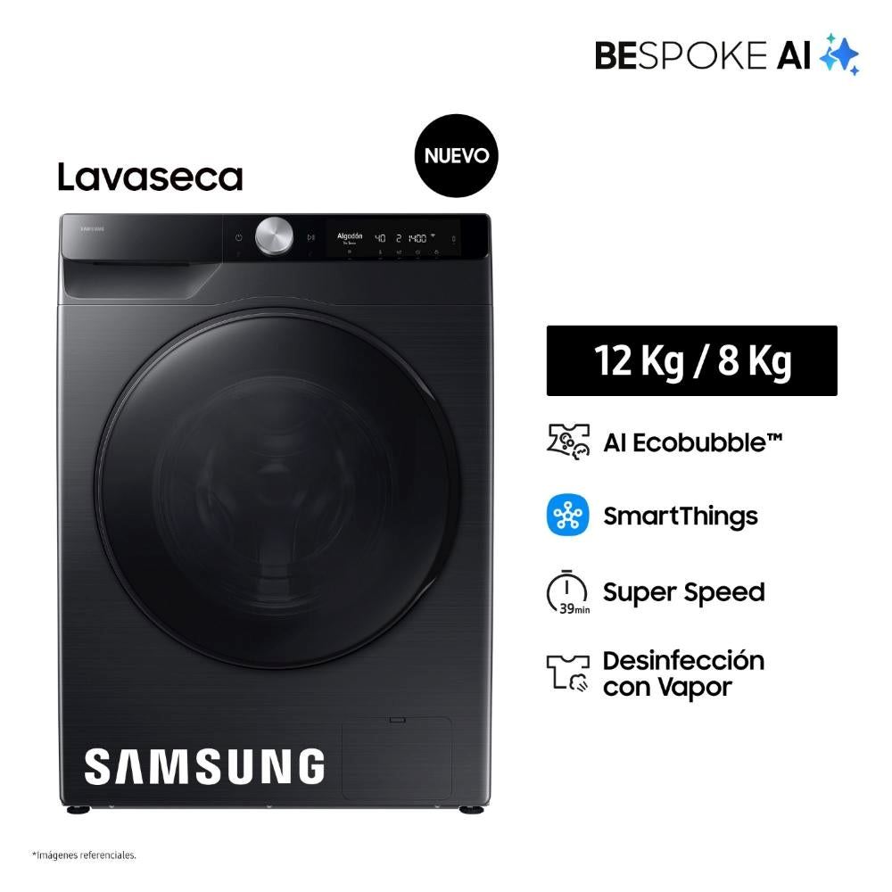 Lavaseca Samsung 12/8KG Bespoke AI WD12FG6B34BBPE