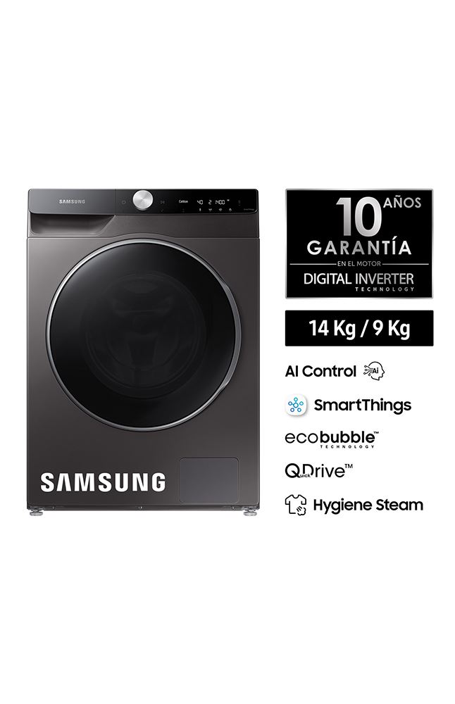 Lavaseca Samsung 14/9KG Carga Frontal AI Control