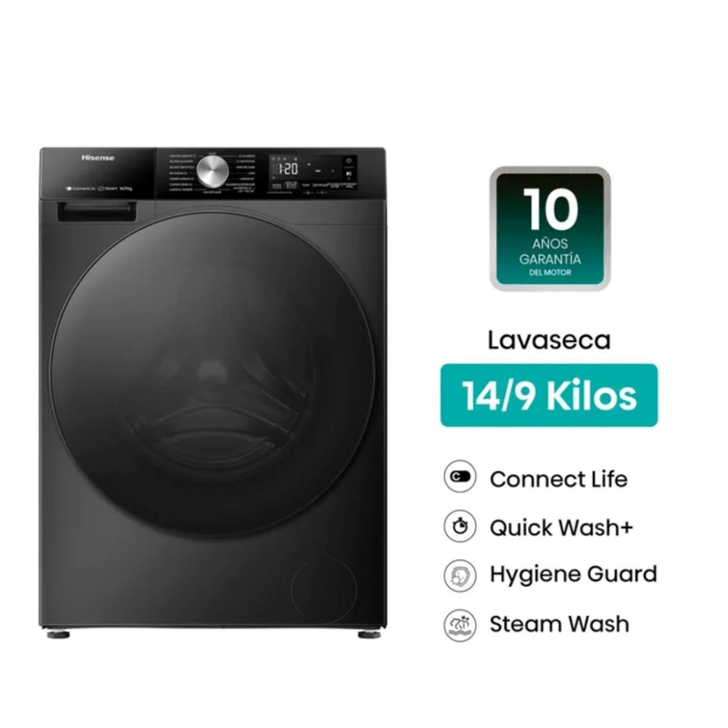 Lavaseca Hisense 14/9KG WD3S1443BB