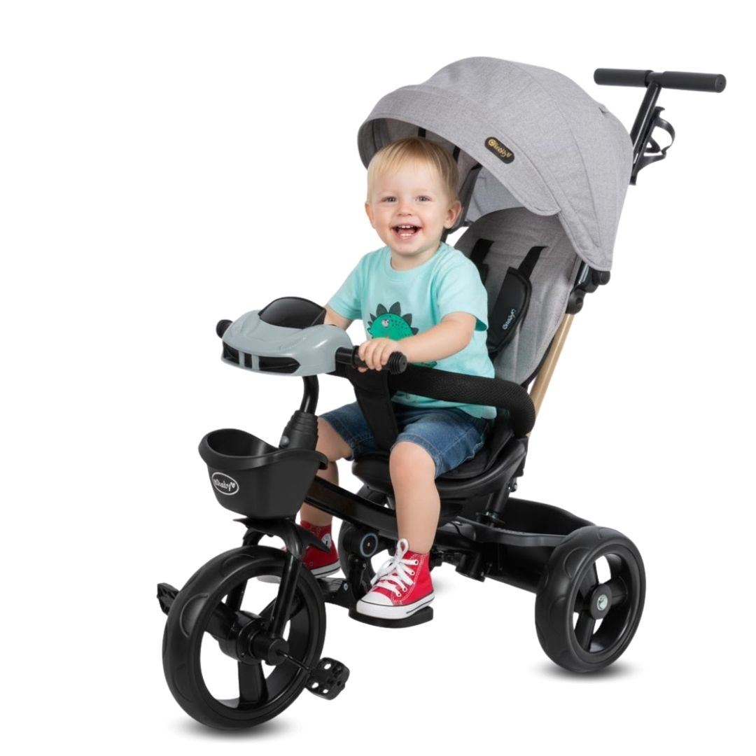 Triciclo Guiador Giratorio «WUNDER» Edición Limitada Gray