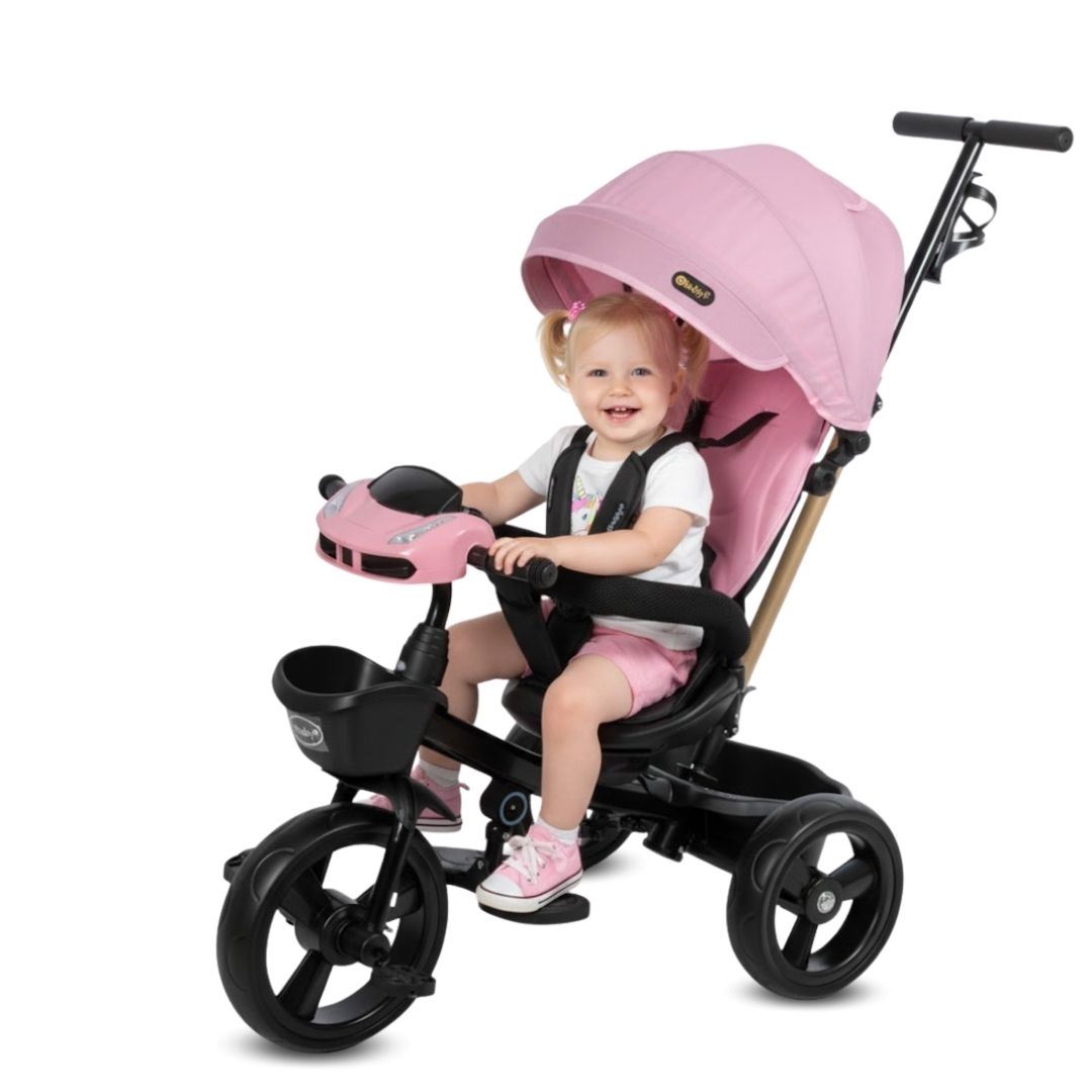 Triciclo Guiador Giratorio «WUNDER» Edición Limitada Pink