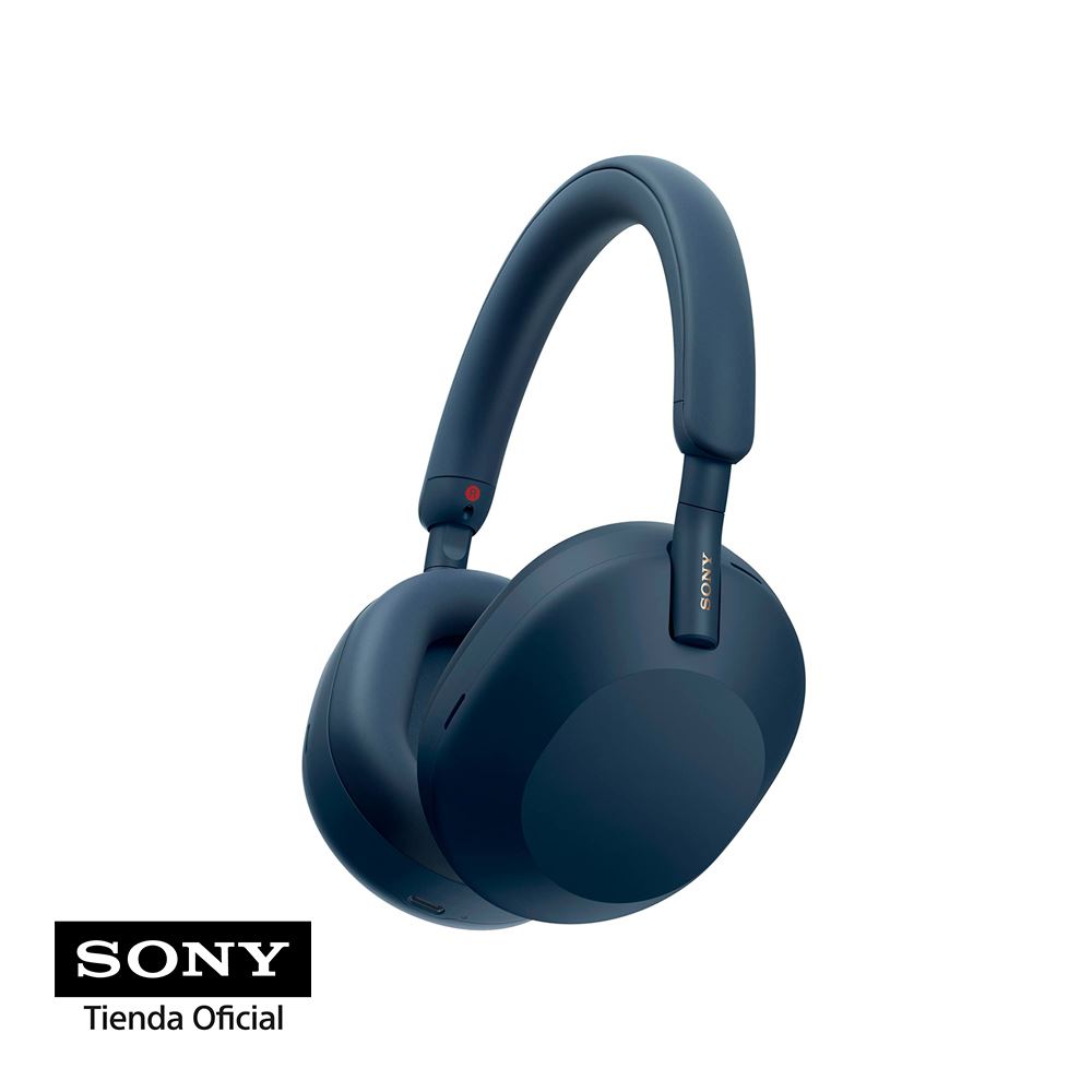 Sony Audífonos Noise Cancelling con Bluetooth WH-1000XM5 Azul