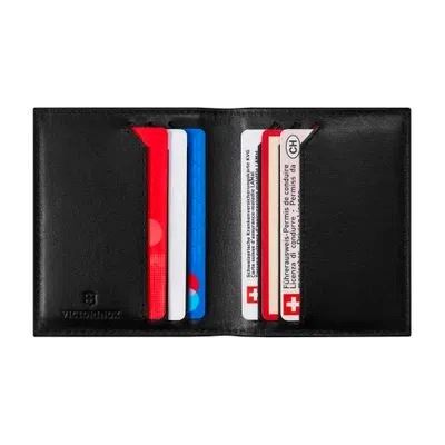 Tarjetero Altius Alox Bi-fold color negro, Victorinox
