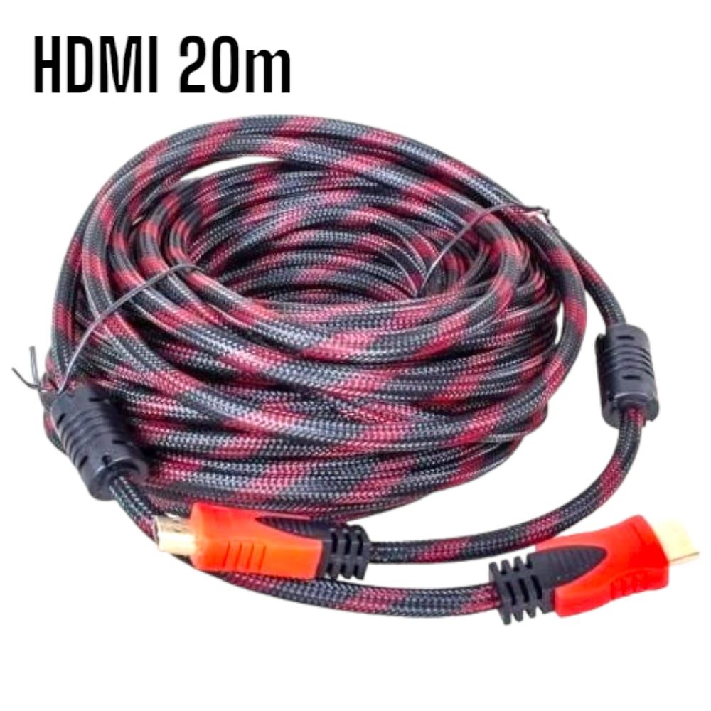 Cable HDMI-HDMI con Filtro 5m 5metros Full HD 3D V14 Enmallado OEM