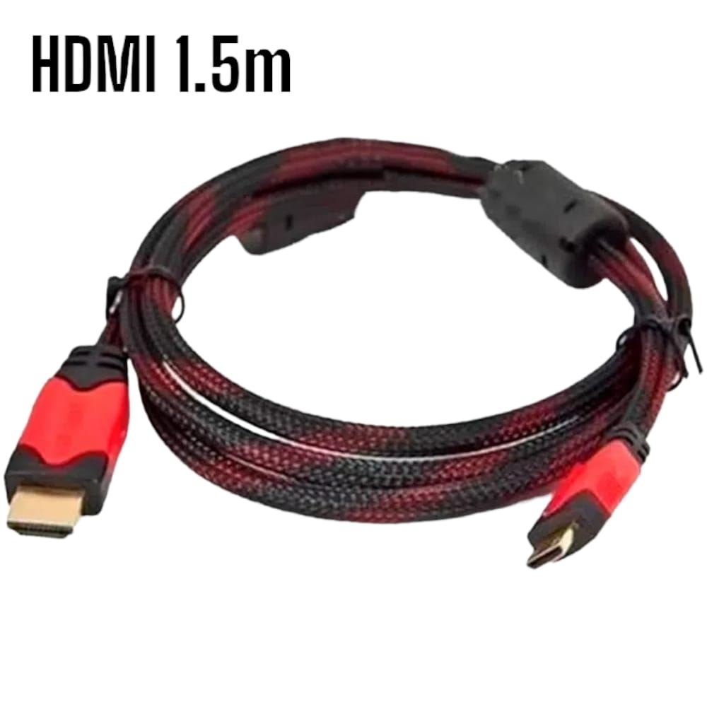 Cable HDMI-HDMI con Filtro 10m 10metros Full HD 3D V14 Enmallado OEM