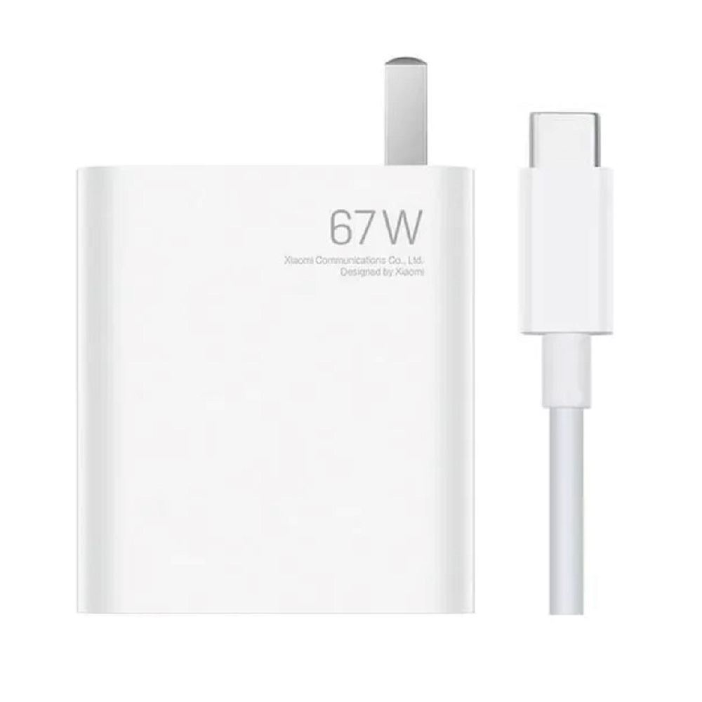 Cargador Xiaomi 67w + Cable Usb C 6a (original)