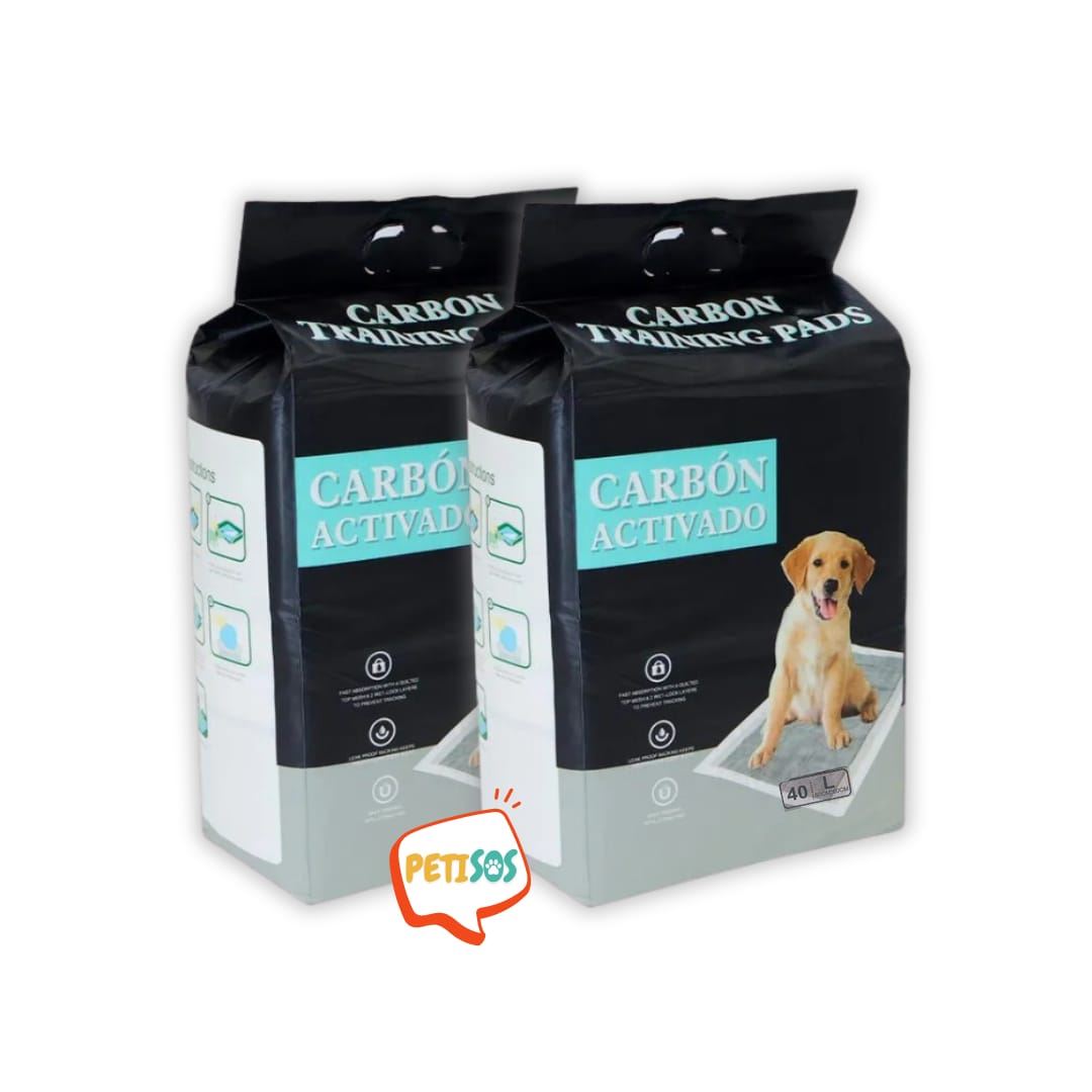 Pack Pañales para mascotas Talla L 80 unidades carbón