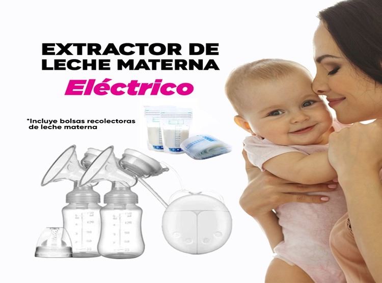 Extractor Eléctrico De Leche Materna + Bolsas Recolectoras