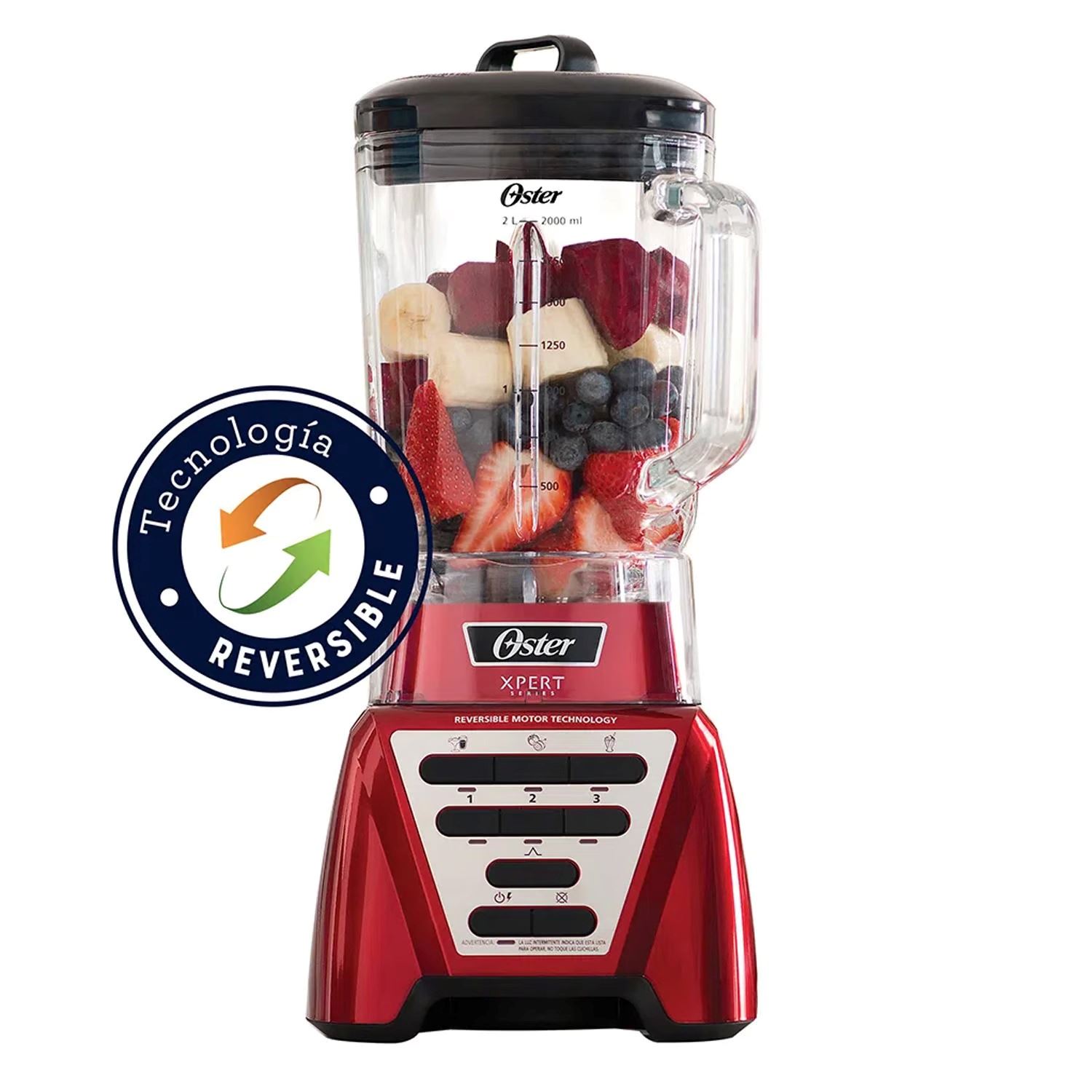 Oster Licuadora Xpert Series 1100W Blst3Ar2G 2Litros Rojo