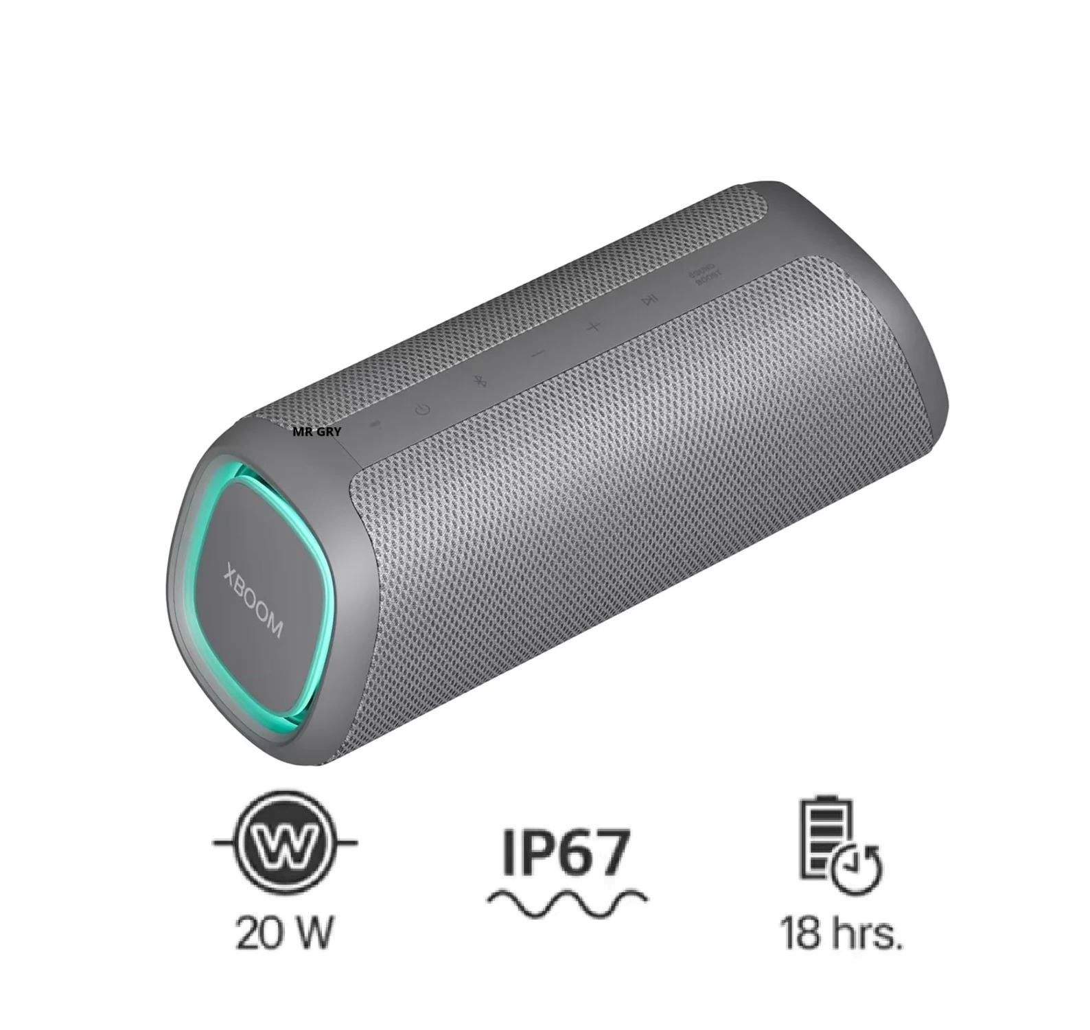 Parlante Bluetooth Lg Xg5Qgr Xboom Go 20W