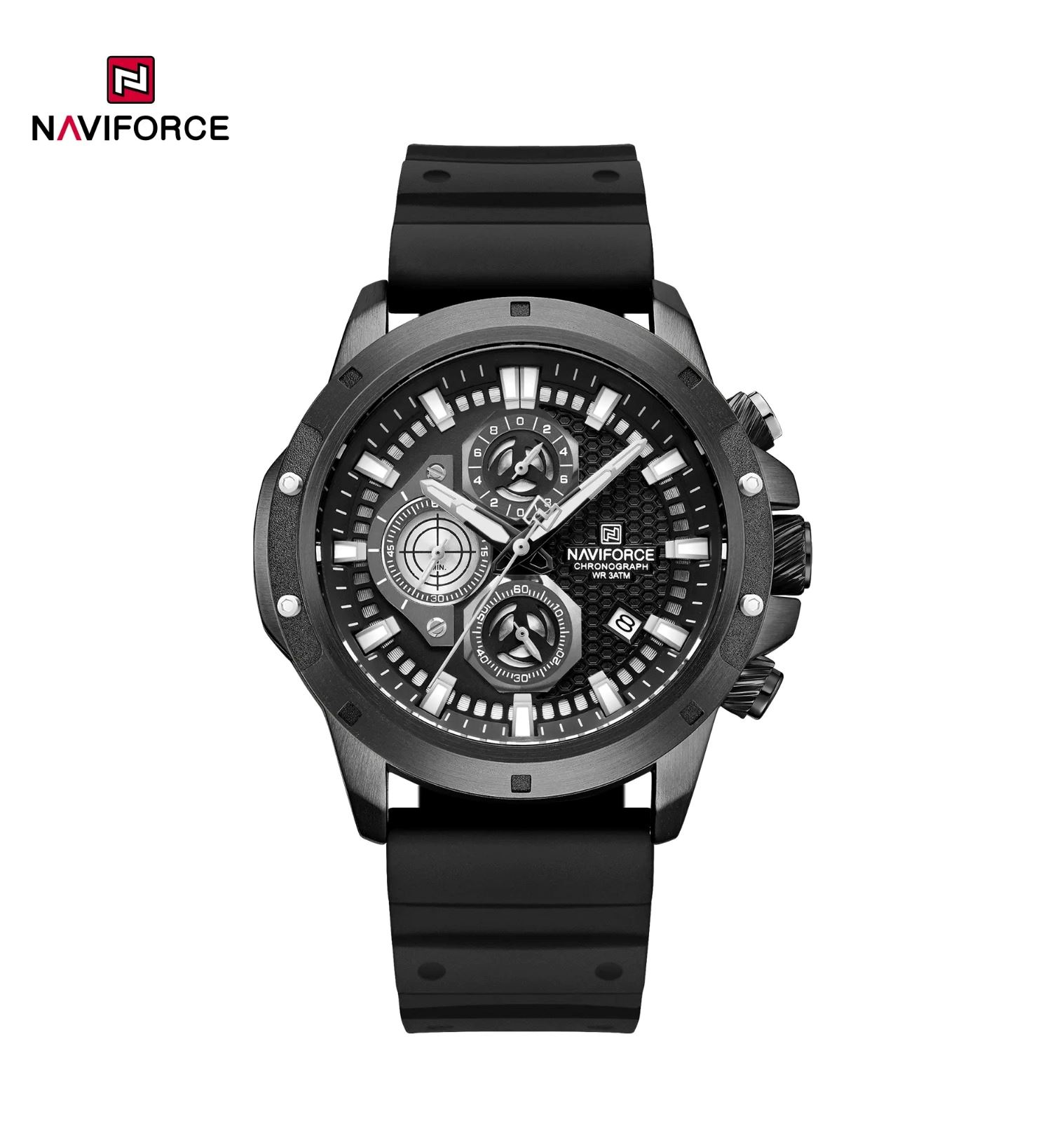 Reloj Naviforce Sport Quartz  Chronograph Negro 8036