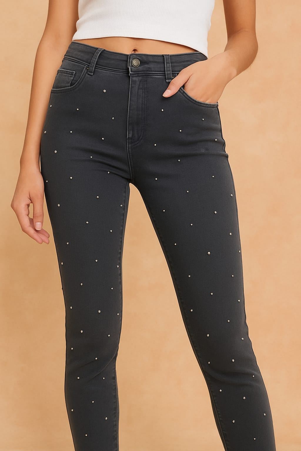 Pantalón de Mujer Color Gris – Elegante y Versátil