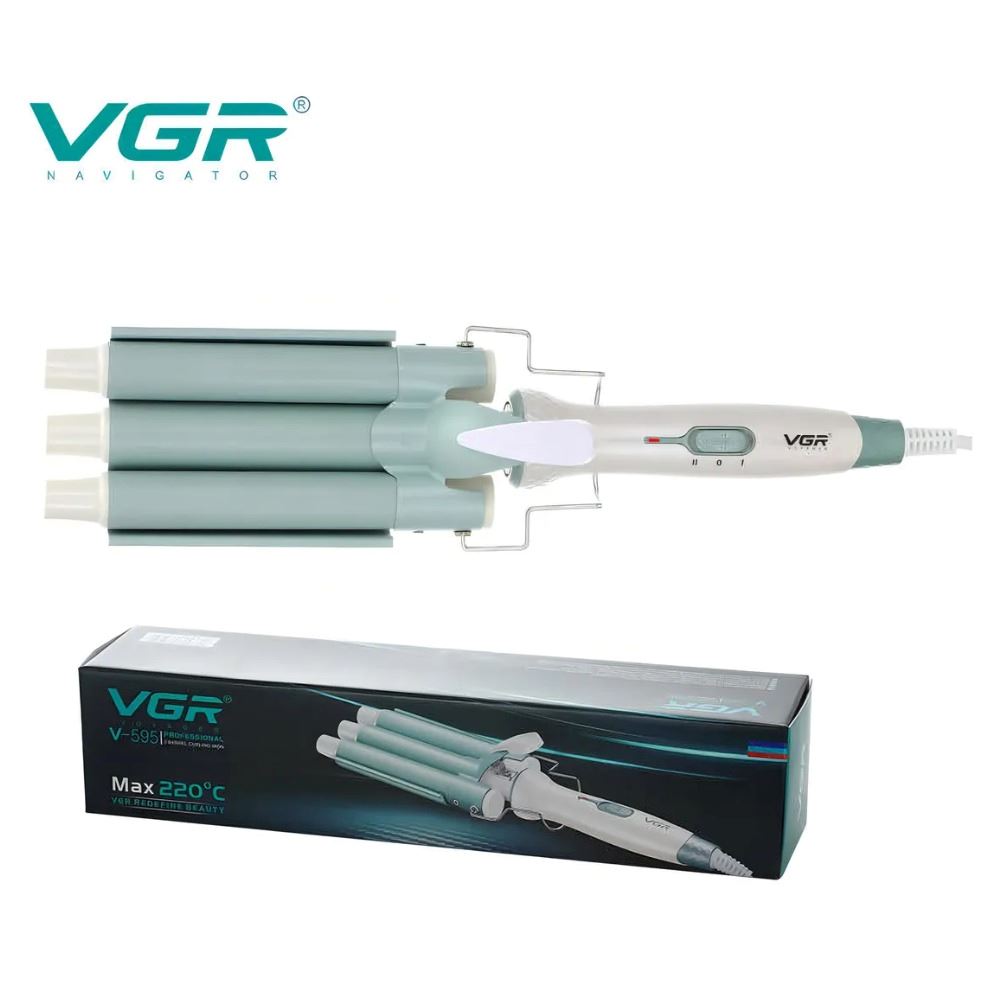 Ondulador Rizador De Pelo Profesional Triple