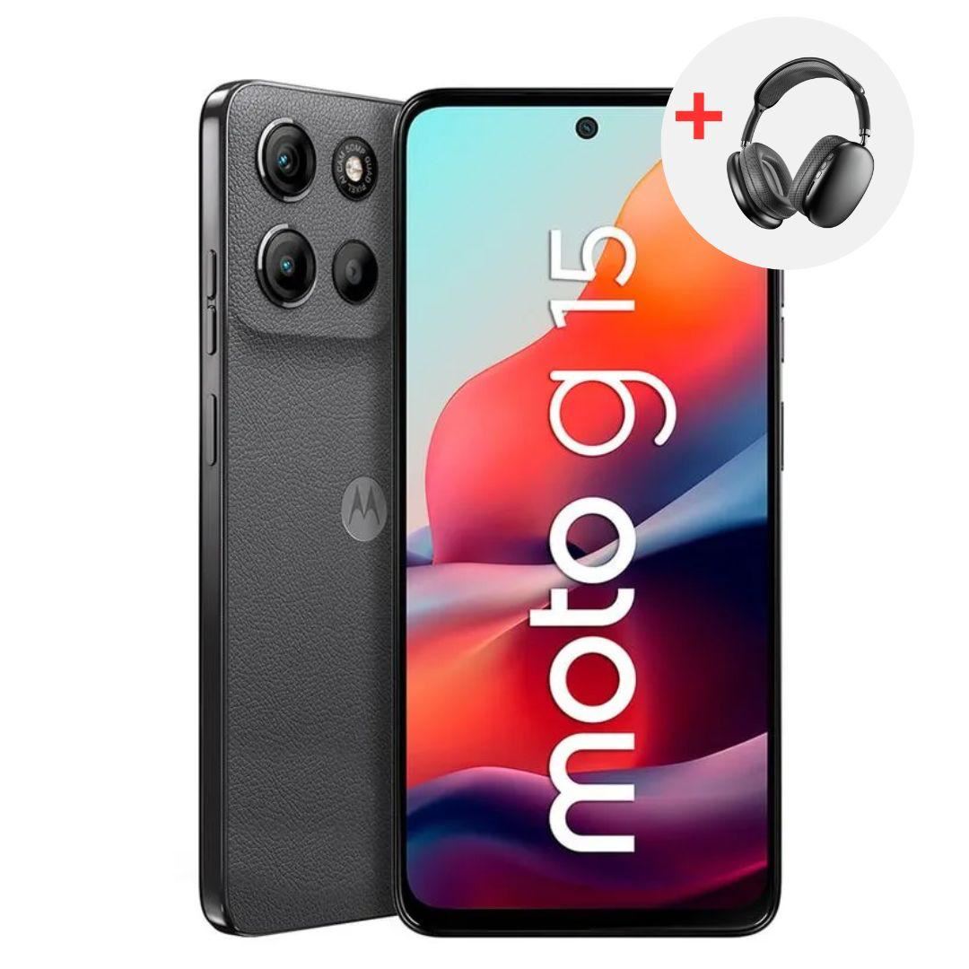 MOTOROLA G15 4RAM 128GB GRIS + REGALO