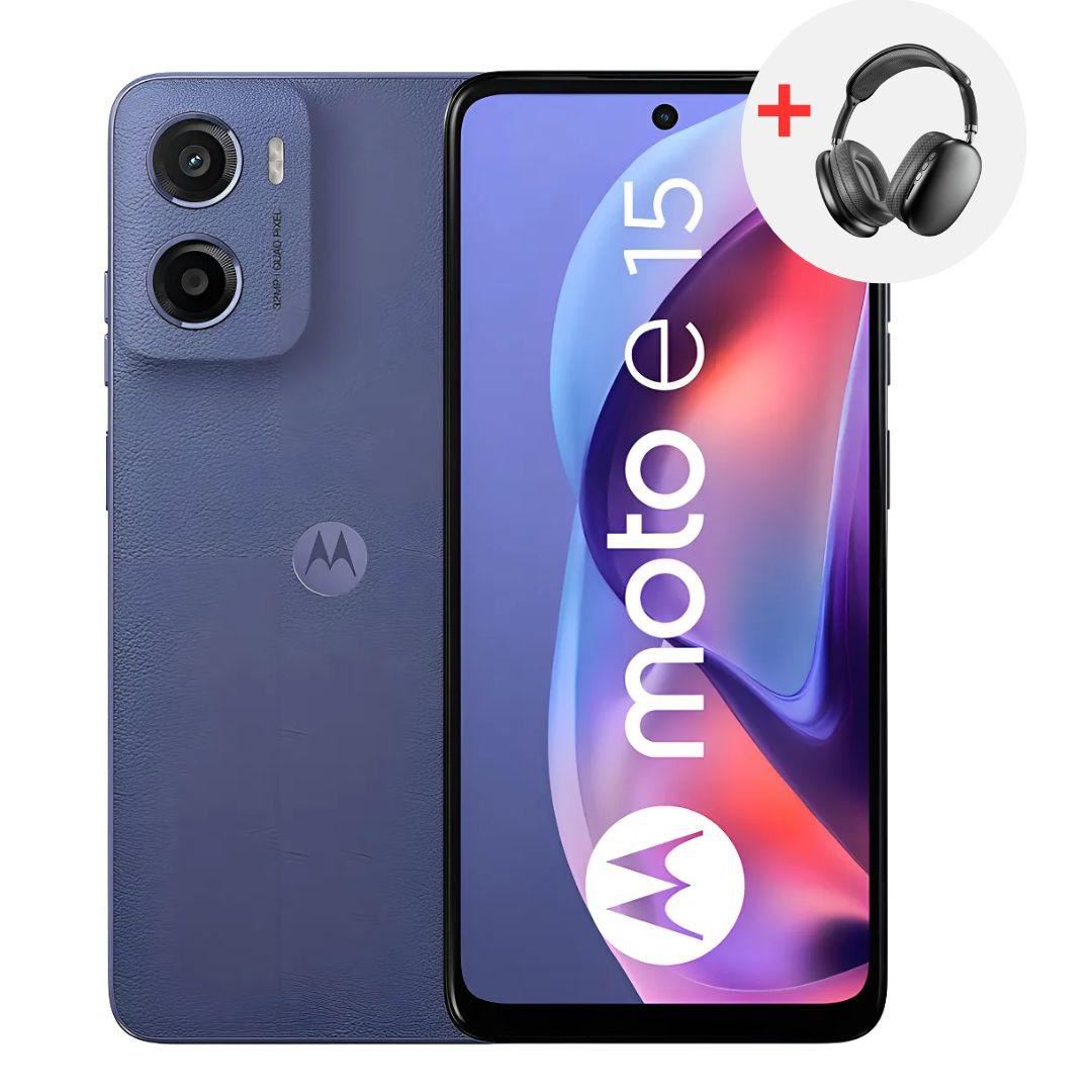 MOTOROLA E15 2RAM 64GB MORADO + REGALO