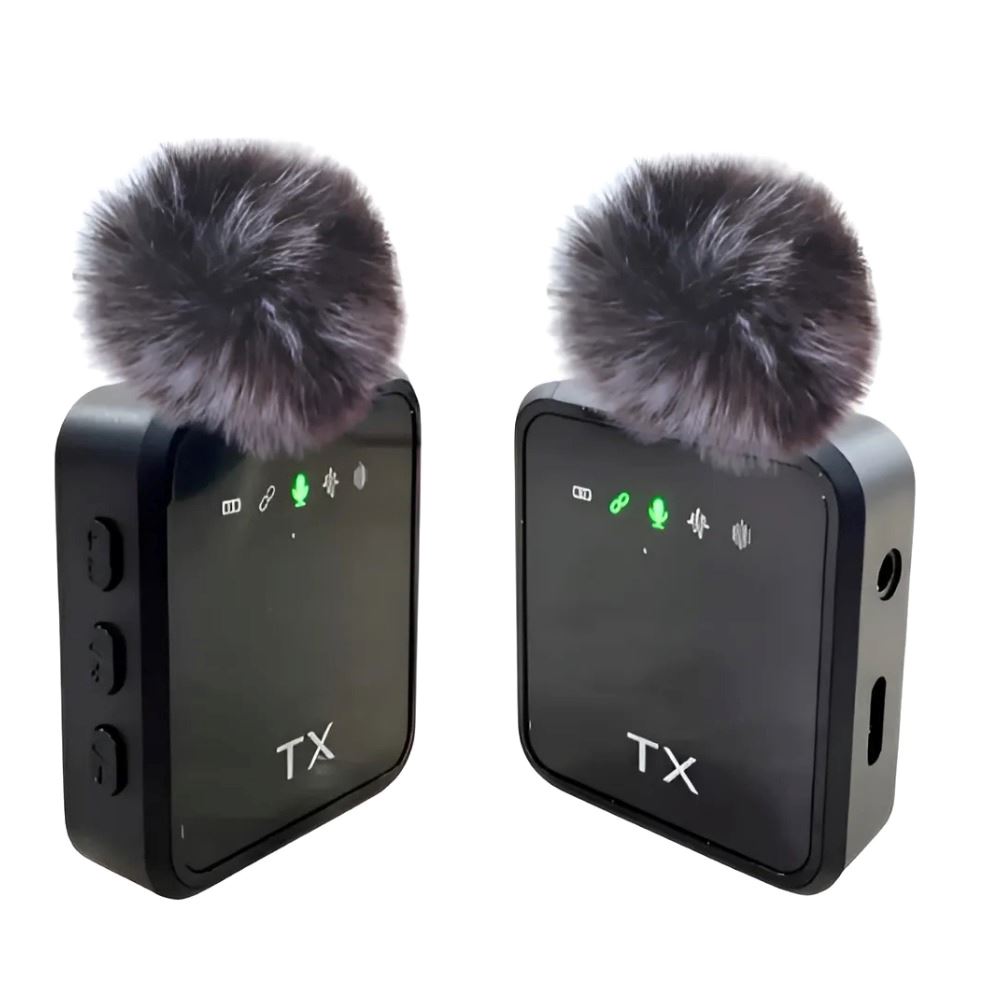 Micrófonos Inalámbricos F11-2 Negro (pack 2 Micrófonos) Negro