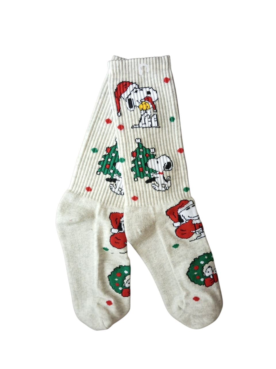 Medias de Algodón Snoopy Navidad1