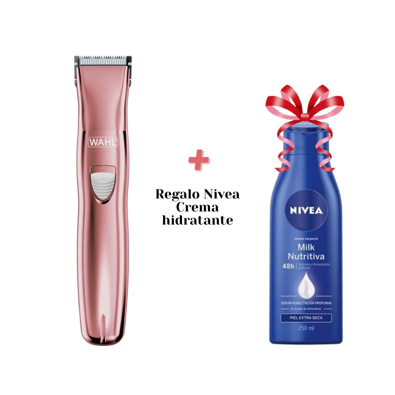 Depiladora Facial Y Corporal Para Dama Wahl Pure Confidence 09865-2908 + regalo Nivea crema hidratante