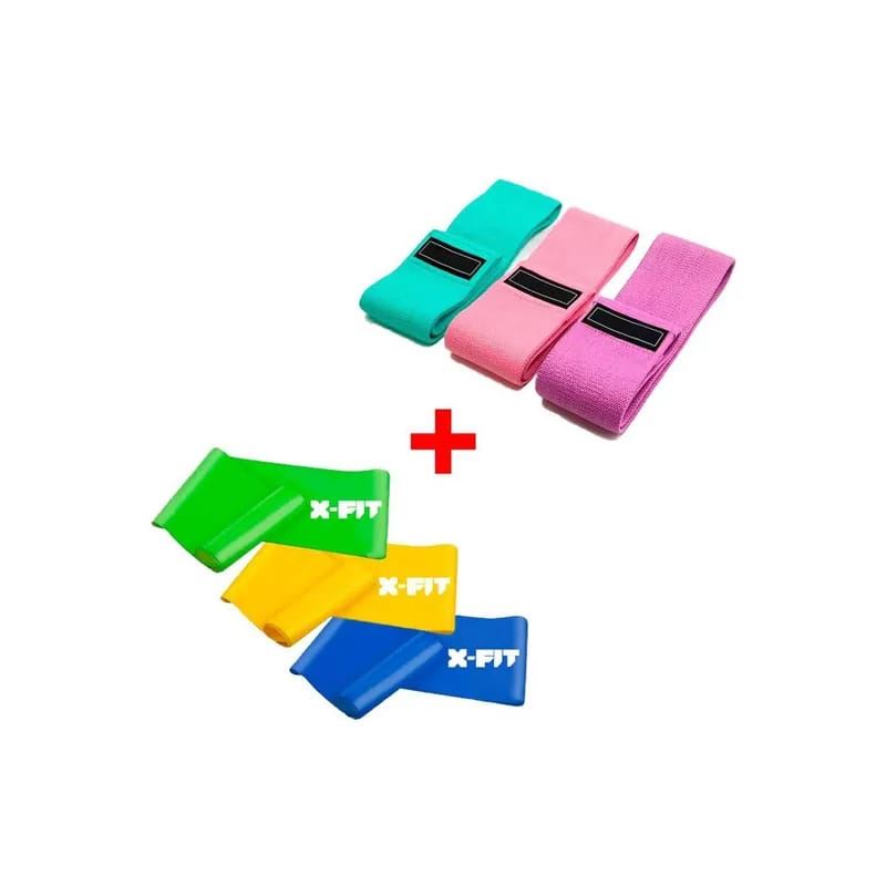 Combo Banda de tela Bandas Elasticas Abiertas