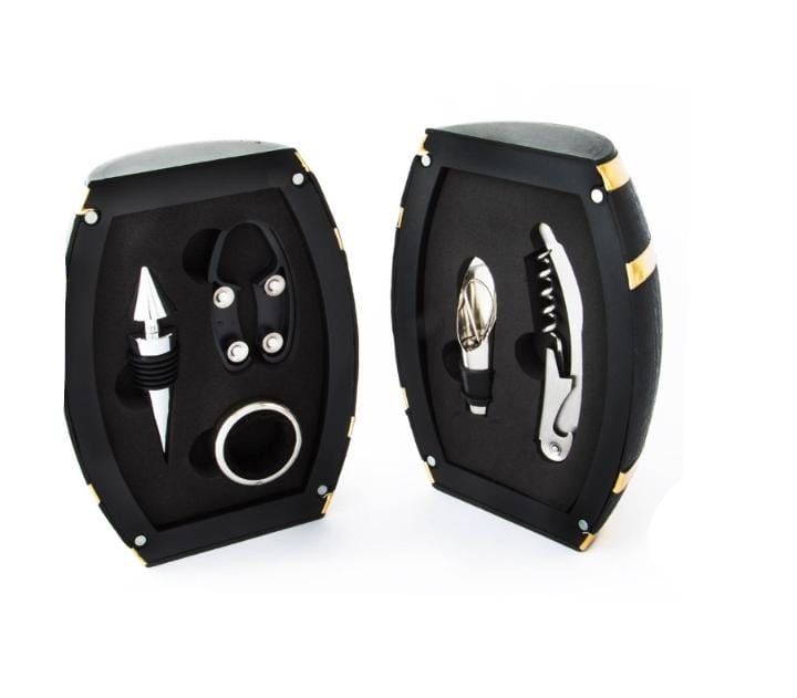Set de Accesorios Para Vino Con Corma de Barril
