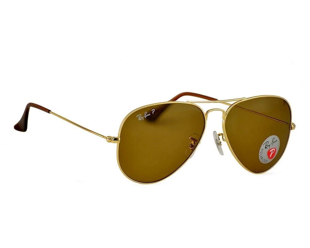 LENTES DE SOL RAYBAN AVIATOR RB3025 POLARIZADO / COLOR: MARRON
