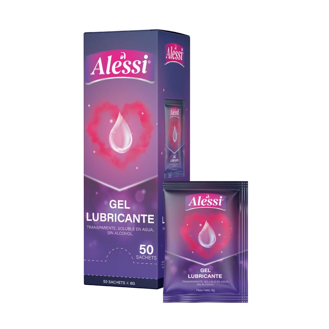 ALESSI GEL LUBRICANTE EN SACHET 50 UNID X 8GR