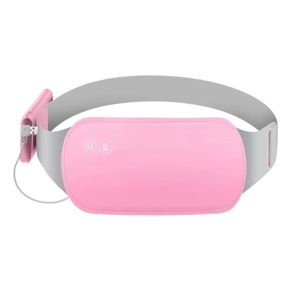 Almohadilla Térmica Para Cólicos Menstruales Inalámbrica Rosado