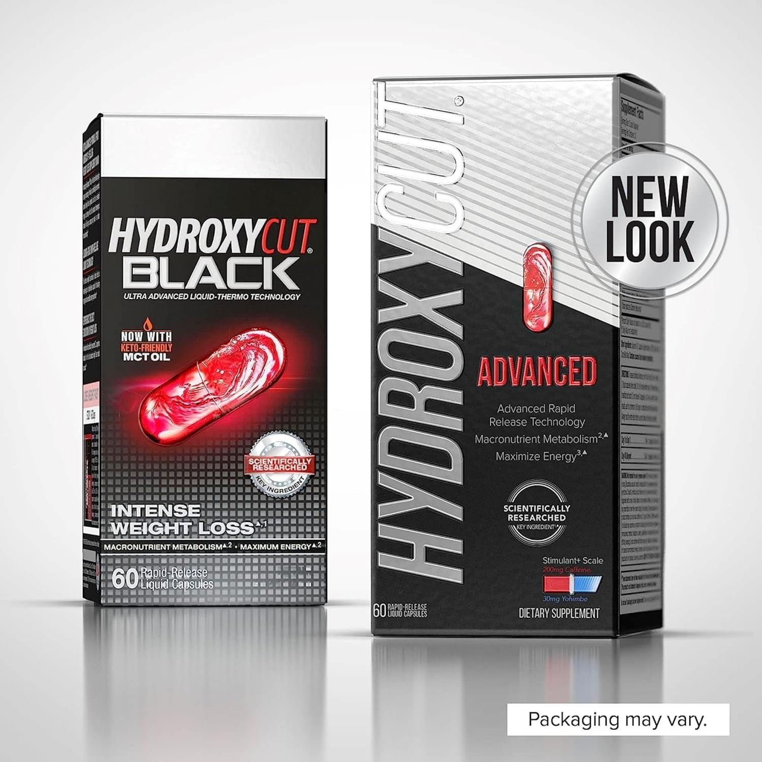 Hydroxycut Black Suplemento Nutricional Pérdida de Peso 60 Cápsulas
