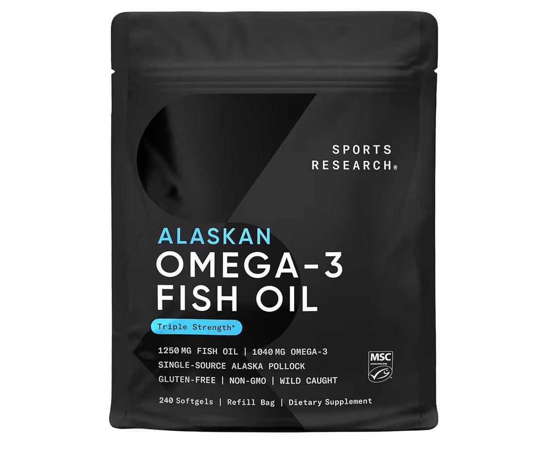 Sports Research Alaskan Omega-3 Fish Oil Triple Strength 240 Softgels