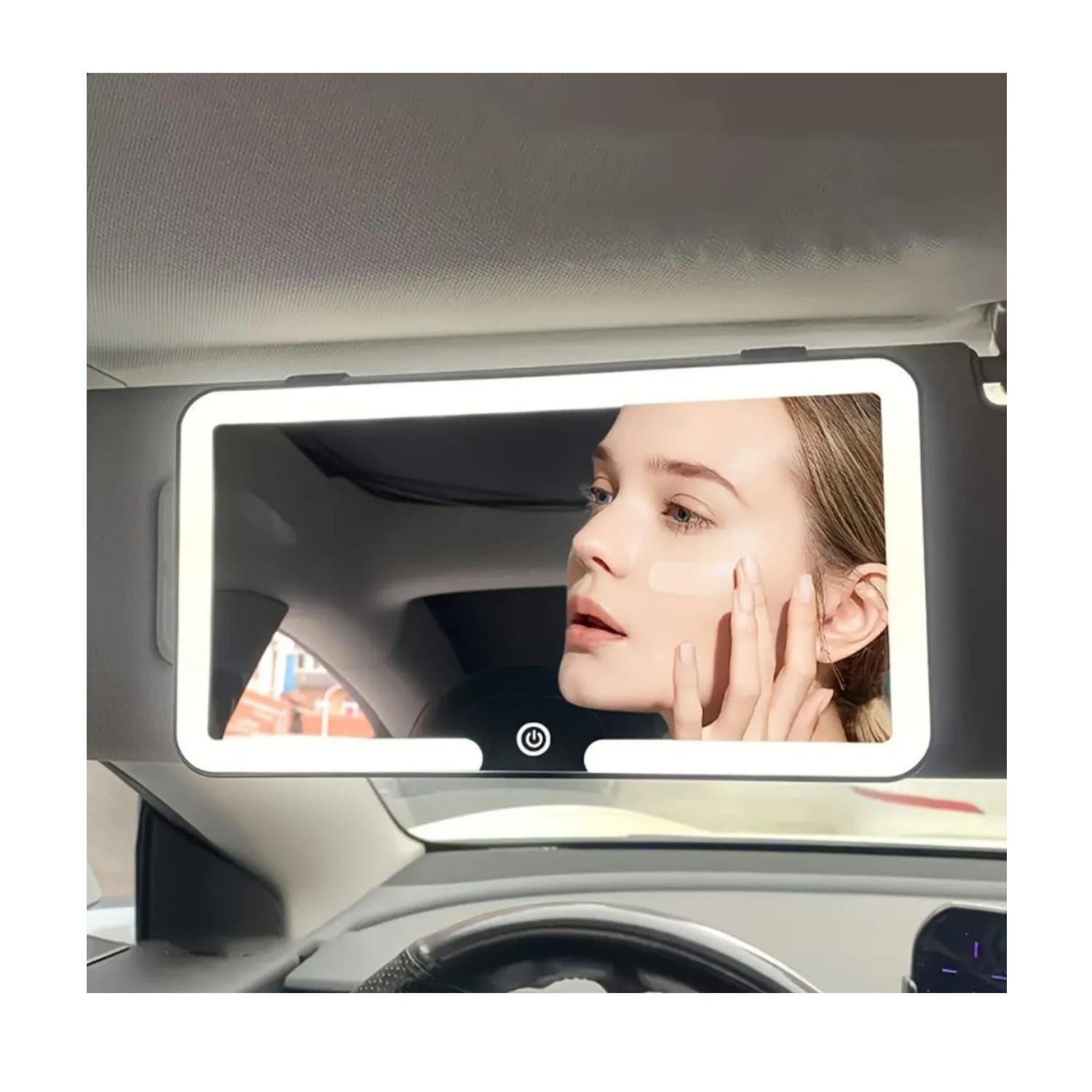 Espejo LED Táctil Portátil Para Auto