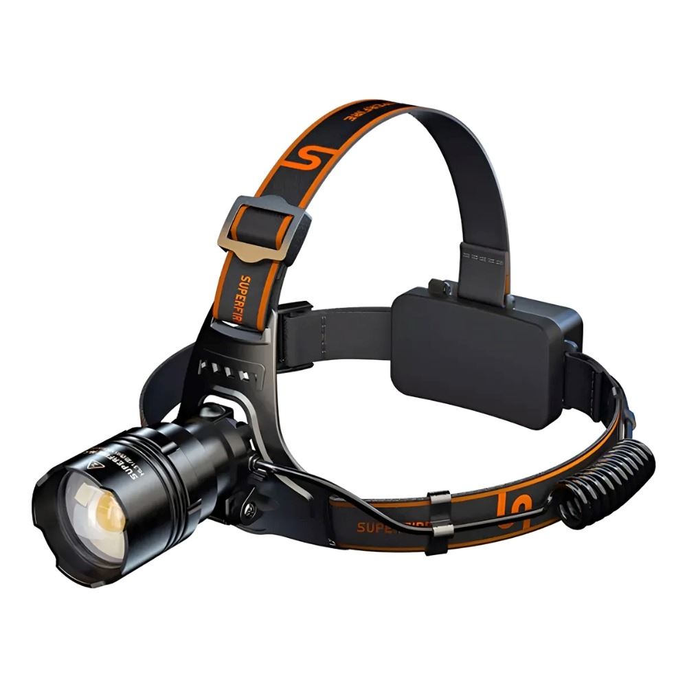 Linterna Frontal Recargable Super Brillante 2300 Lúmenes 36w