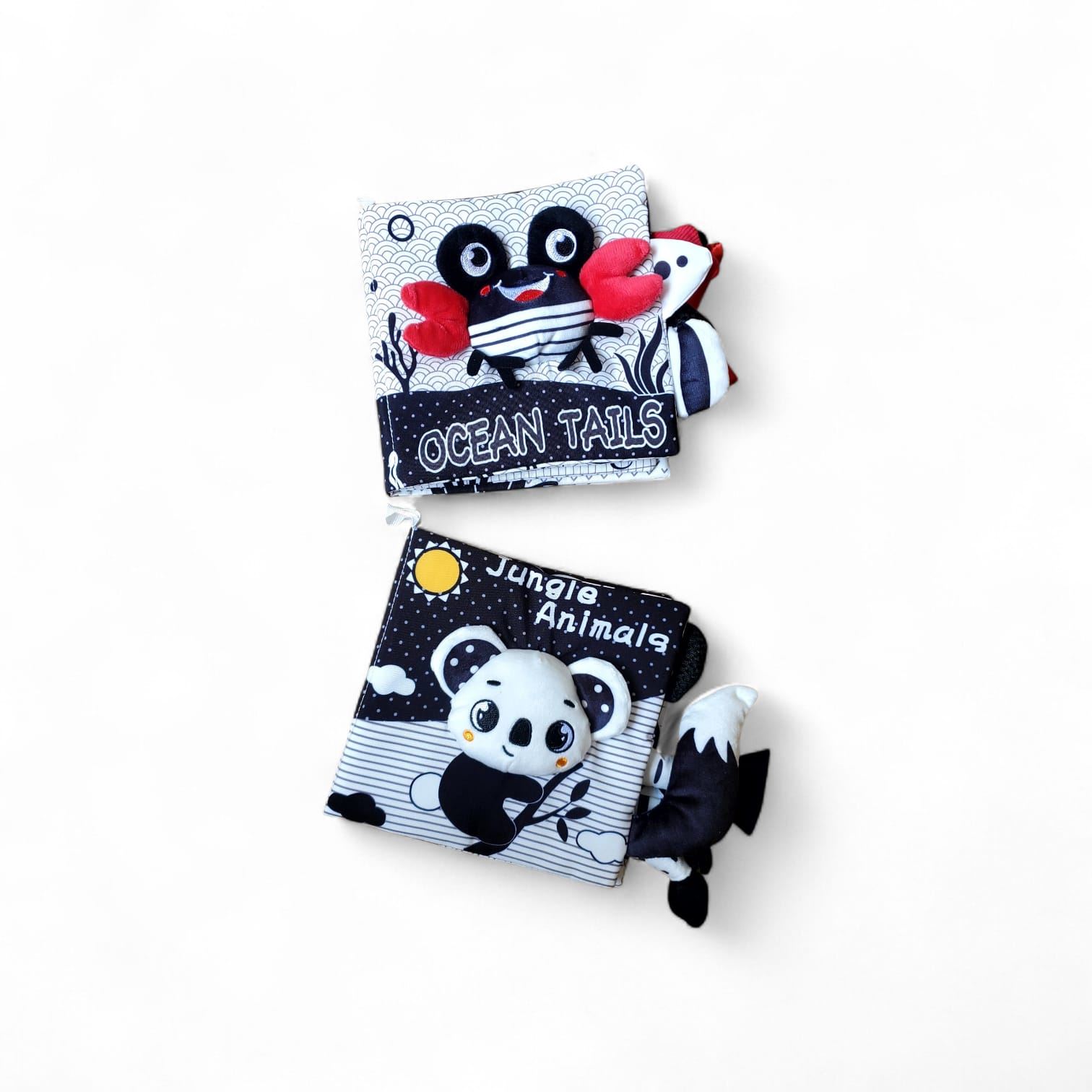 Libro de tela Montessori para bebe primeros meses