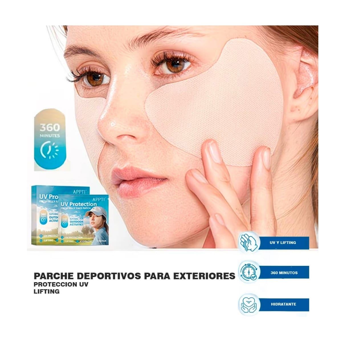 PARCHES DEPORTIVOS PARA EXTERIORES  UV 10 UNID